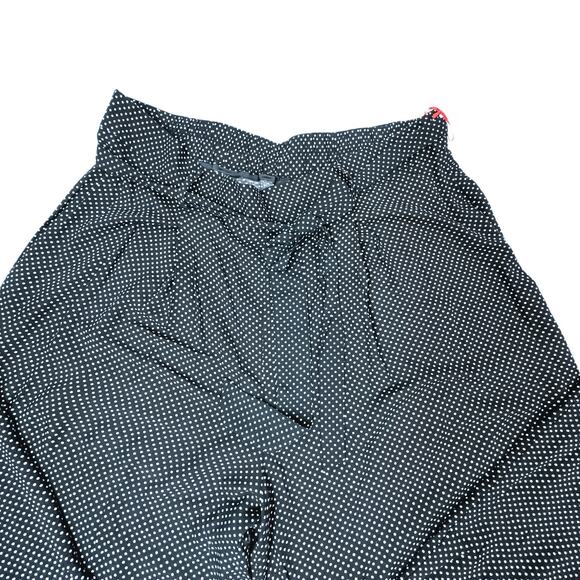 Elle Women's Black & White Polka Dot Pants - Size XL - Picture 2 of 7